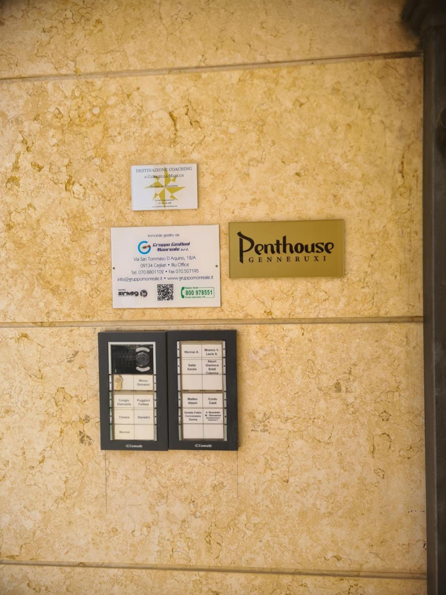 Penthouse Genneruxi Hotel Cagliari Bagian luar foto